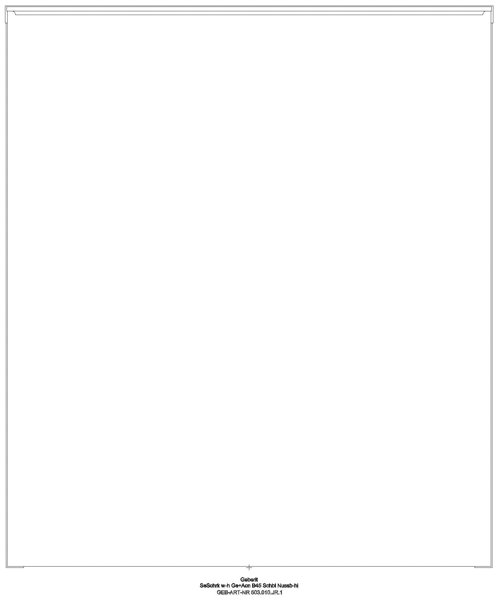 Acanto Seitenschrank mit 1 Schublade 1 i.Schubl., 45,2x52x47,5cm, Nussbaum_ge2f_503010jr1_a