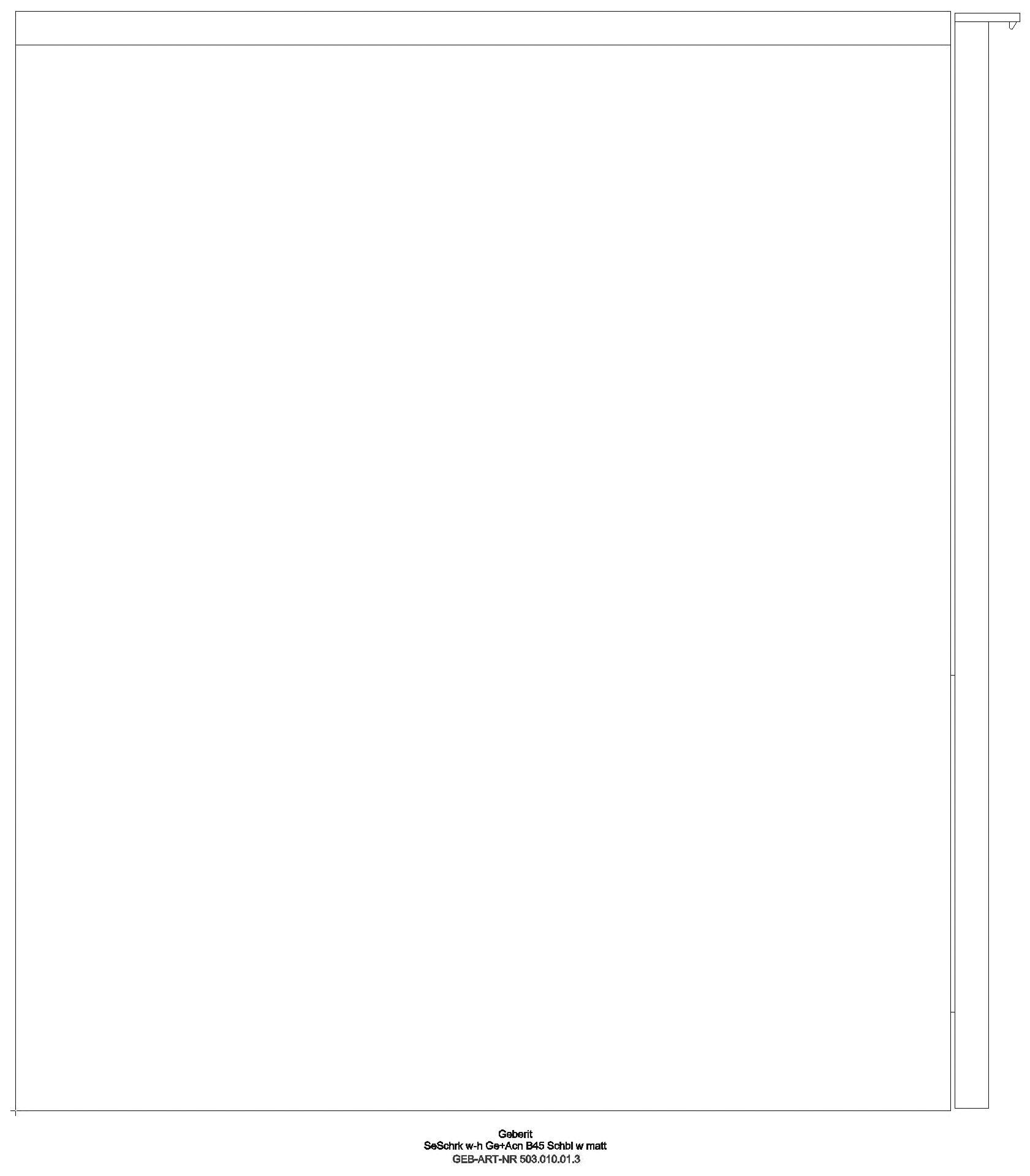 Acanto Seitenschrank mit 1 Schublade 1 i.Schubl., 45,2x52x47,5cm, weiß matt_ge2s_503010013_l