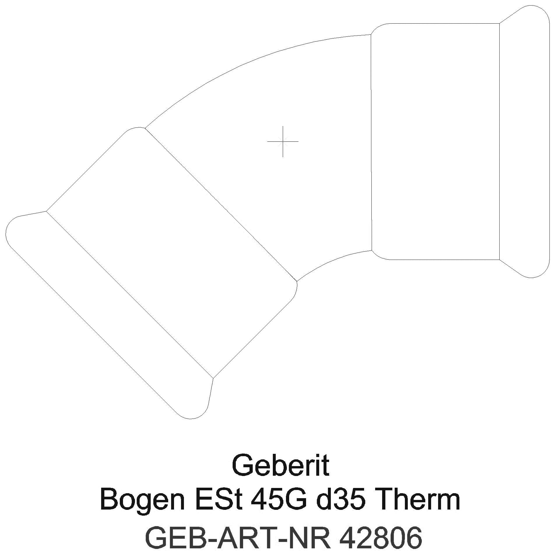 GE Mapress Therm Bogen 45Gr d35 _42806_l