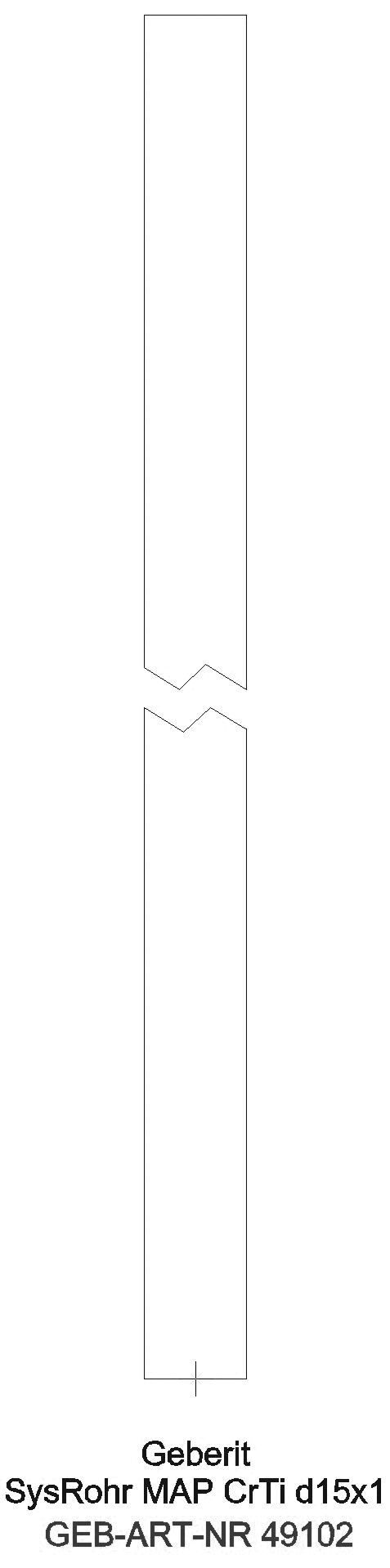 GE Mapress Therm Systemrohr CrTi Rg R1/2-Rp1/2 L:73mm_49102_g