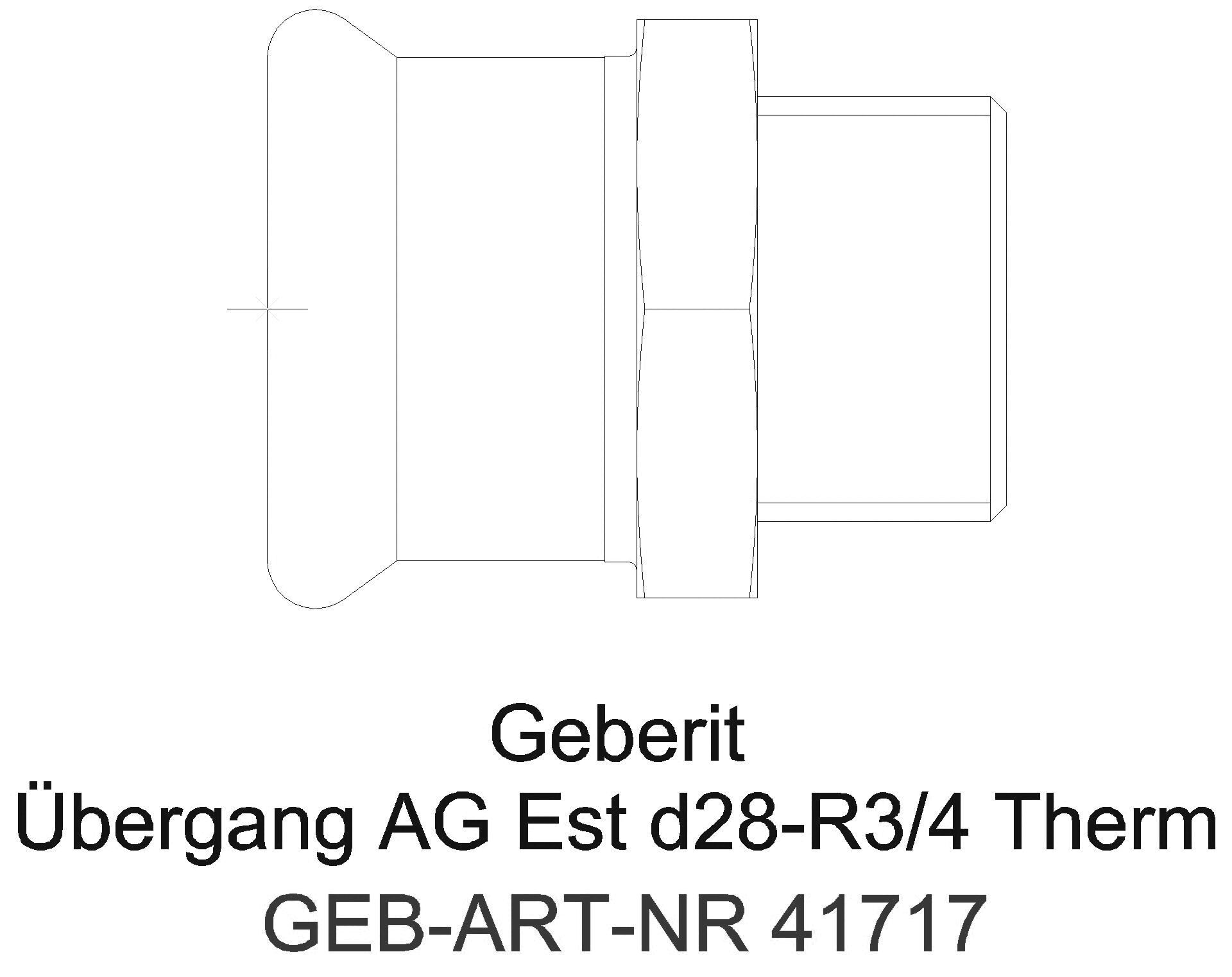 Geberit - GE Mapress Therm Übergang mit AG d22-R1_41717_a