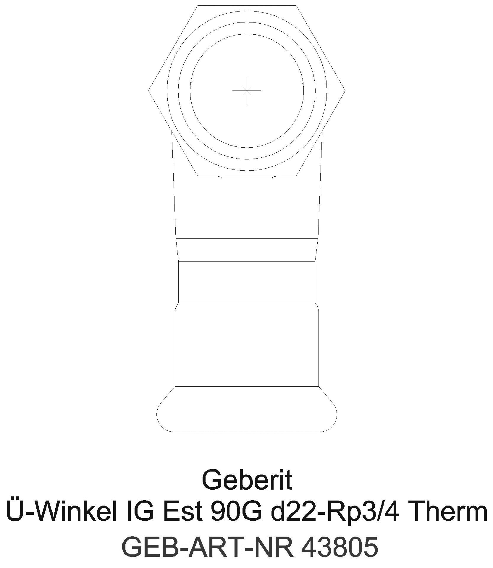 GE Mapress Therm Übergangswinkel 90Gr mit IG d18-Rp1/2_43805_a