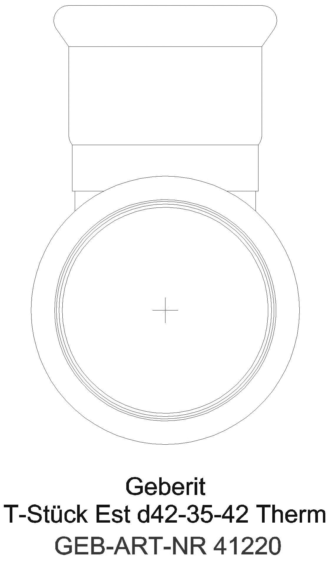 GE Mapress Therm T-Stück reduziert d42-28-42_41220_l