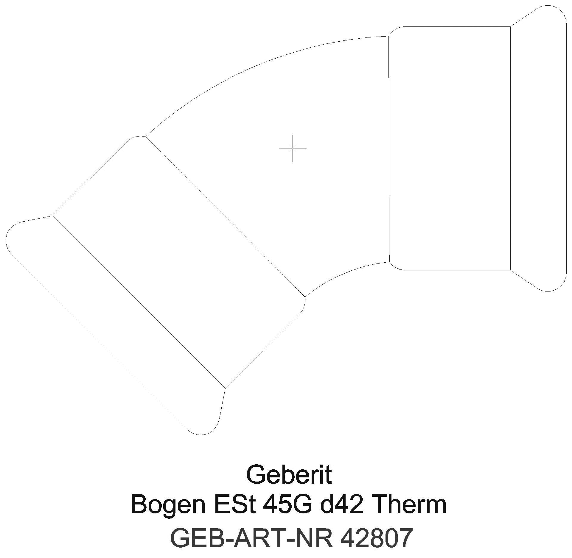 Geberit - GE Mapress Therm Bogen 45Gr d42 _42807_l