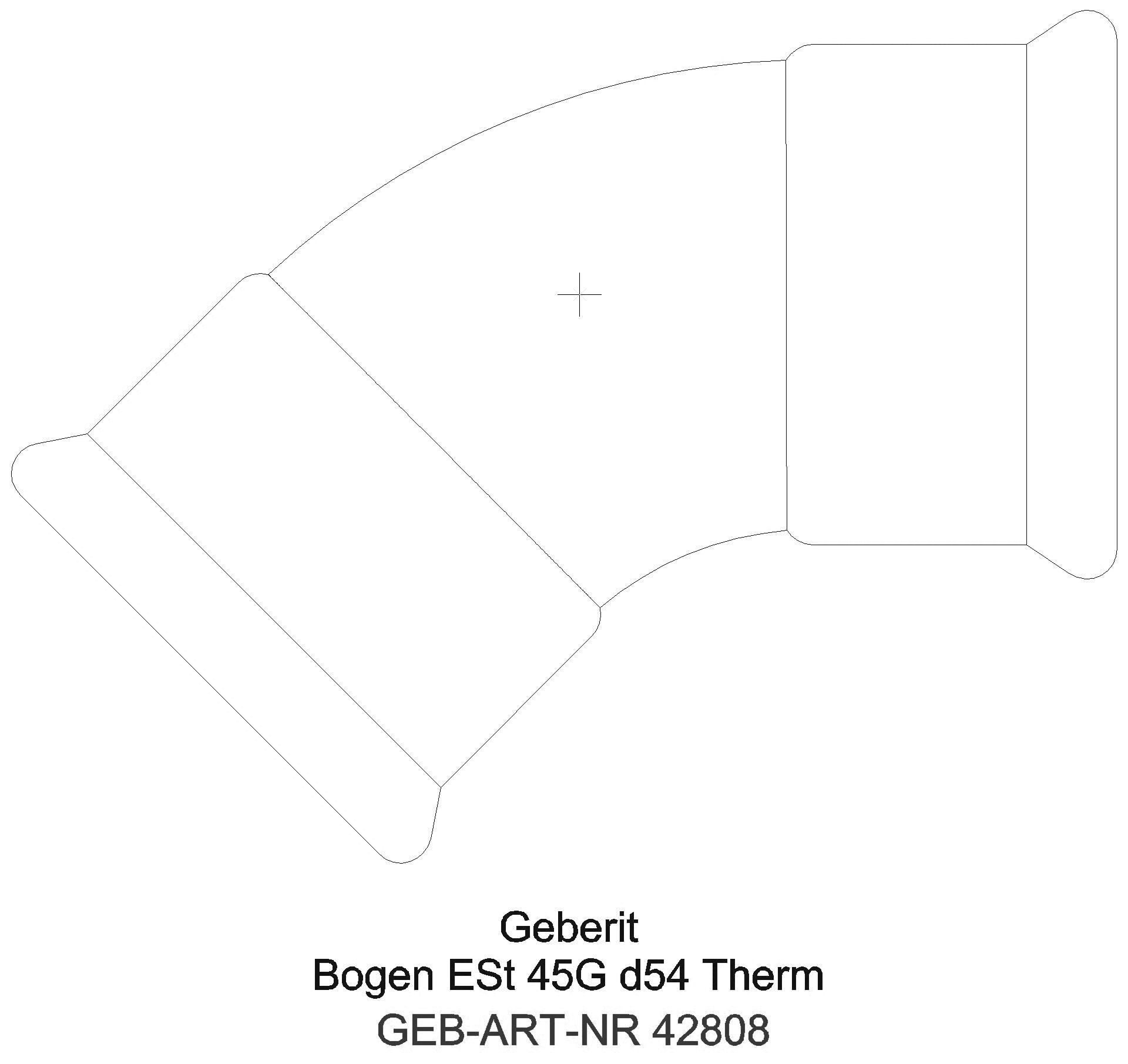 GE Mapress Therm Bogen 45Gr d54 _42808_l