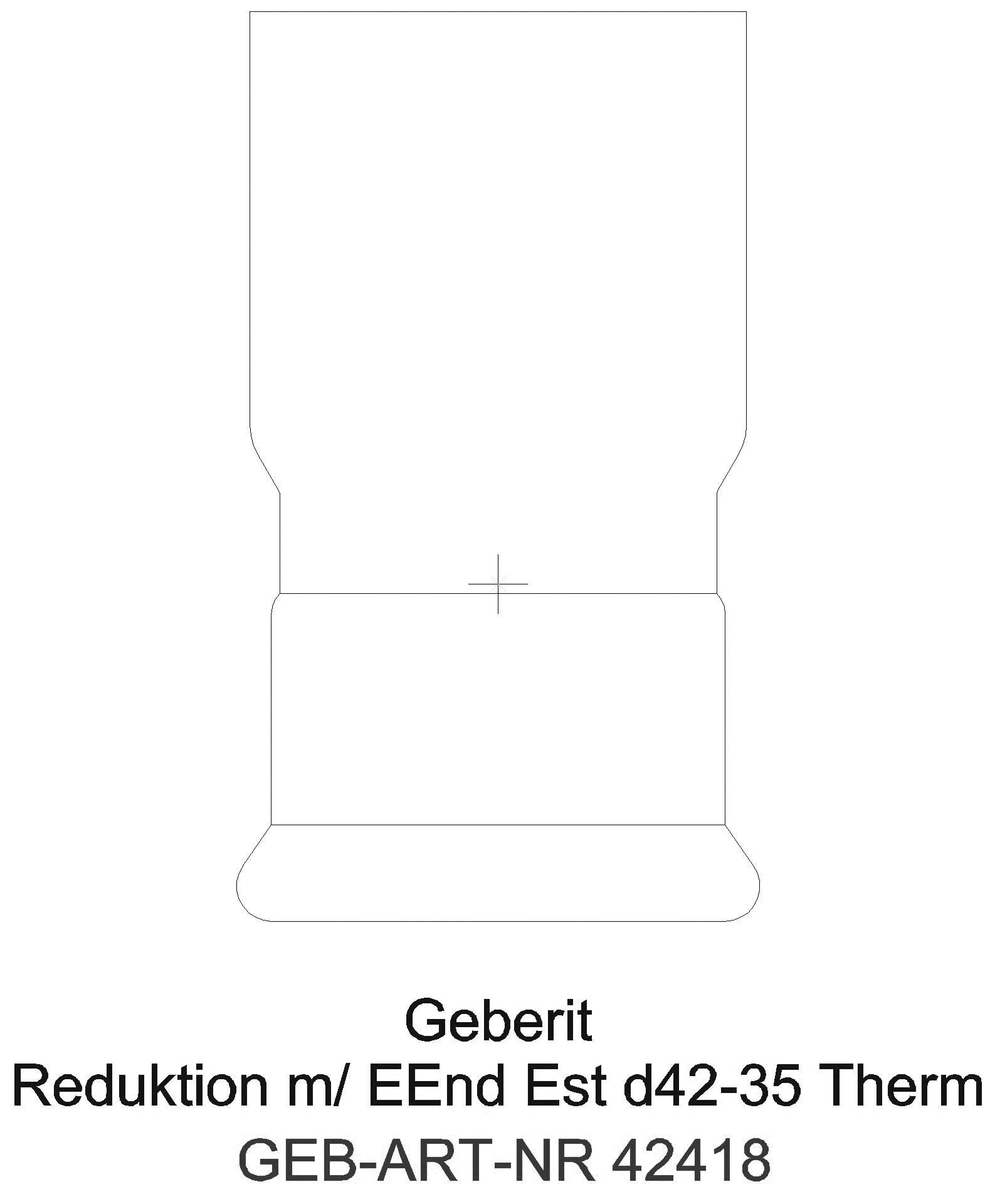 GE Mapress Therm Reduktion mit Einschubende d35-28_42418_g