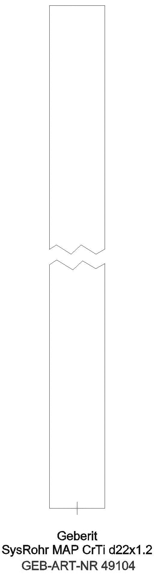 GE Mapress Therm Systemrohr CrTi d18x1 L:6m_49104_g