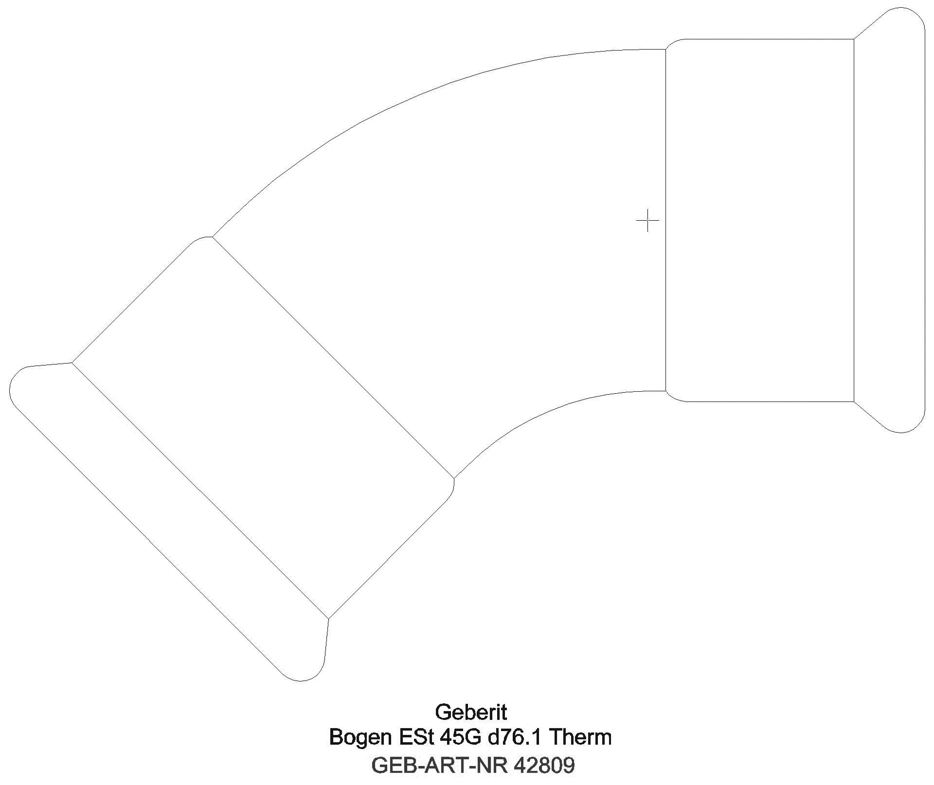 GE Mapress Therm Bogen 45Gr d76,1 _42809_l