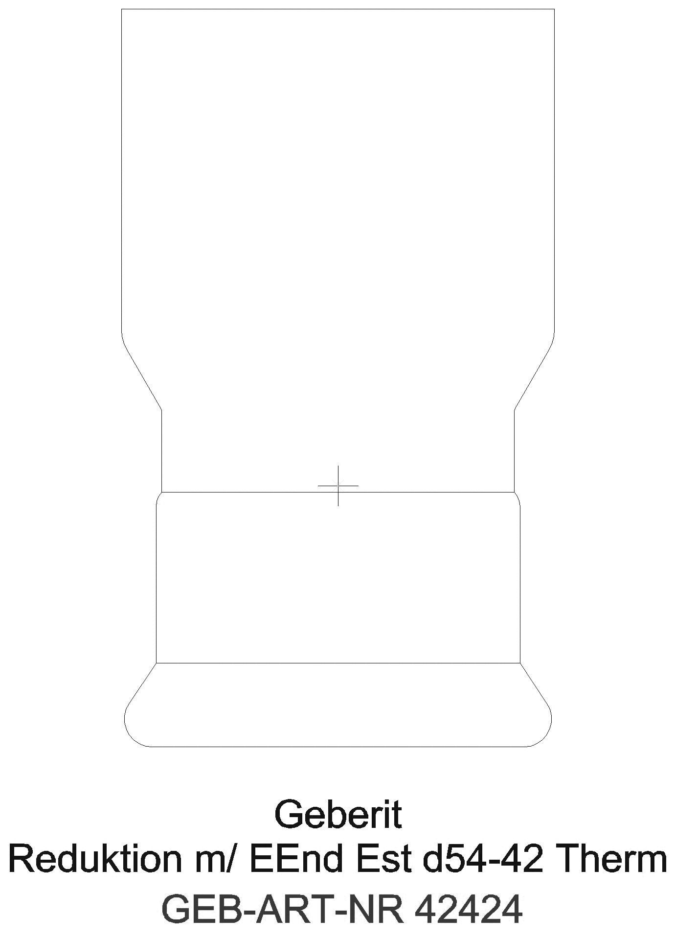 Geberit - GE Mapress Therm Reduktion mit Einschubende d42-35_42424_g