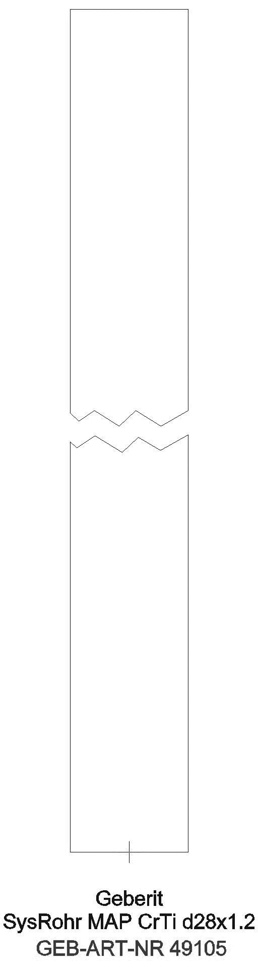 GE Mapress Therm Systemrohr CrTi d22x1,2 L:6m_49105_g