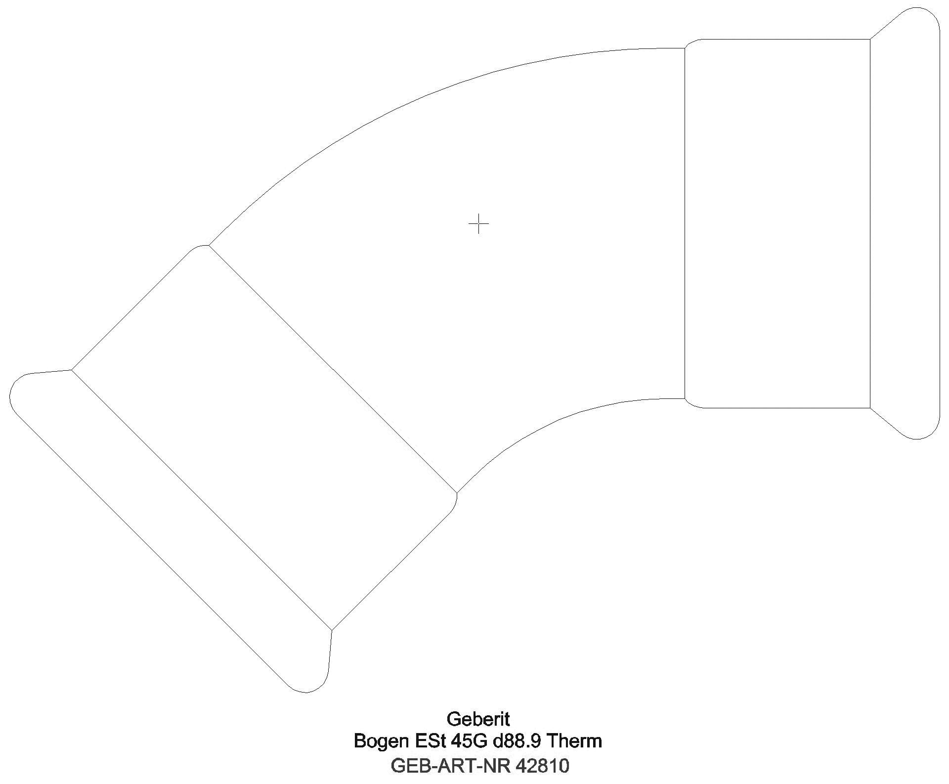 GE Mapress Therm Bogen 45Gr d88,9 _42810_l