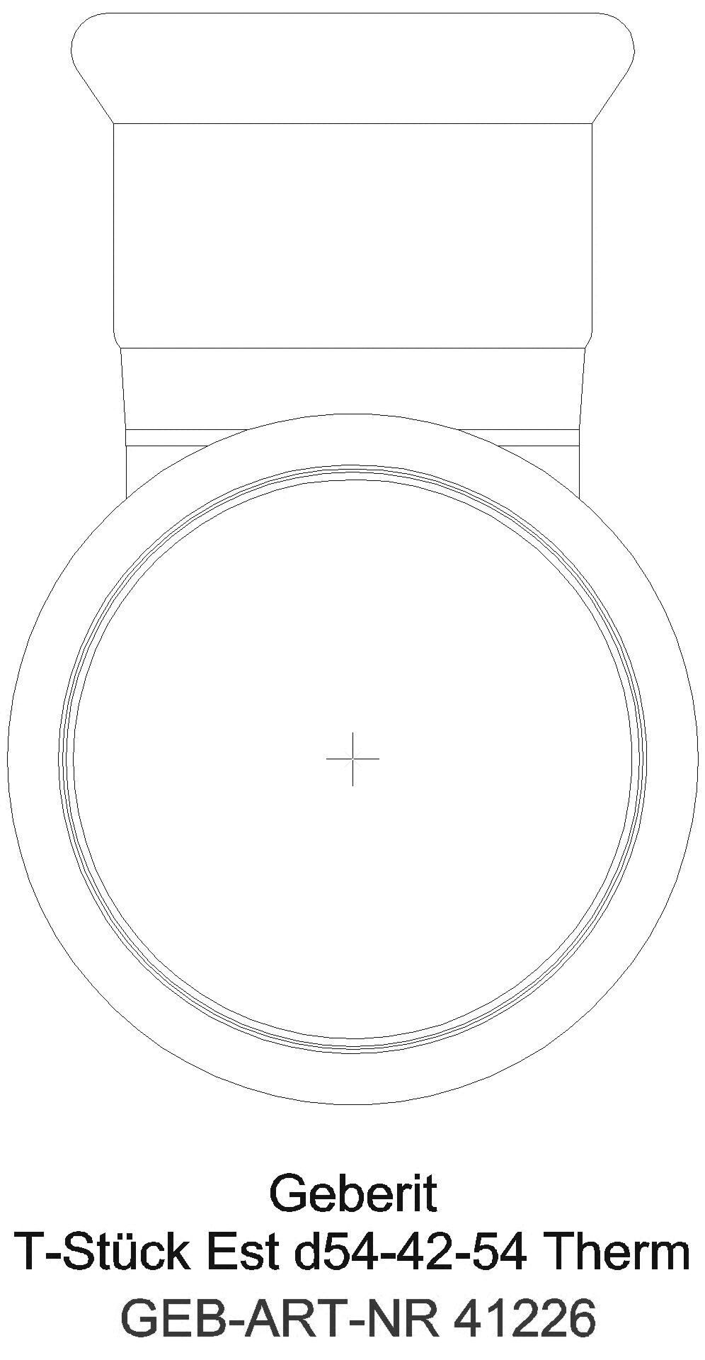 GE Mapress Therm T-Stück reduziert d54-35-54_41226_l