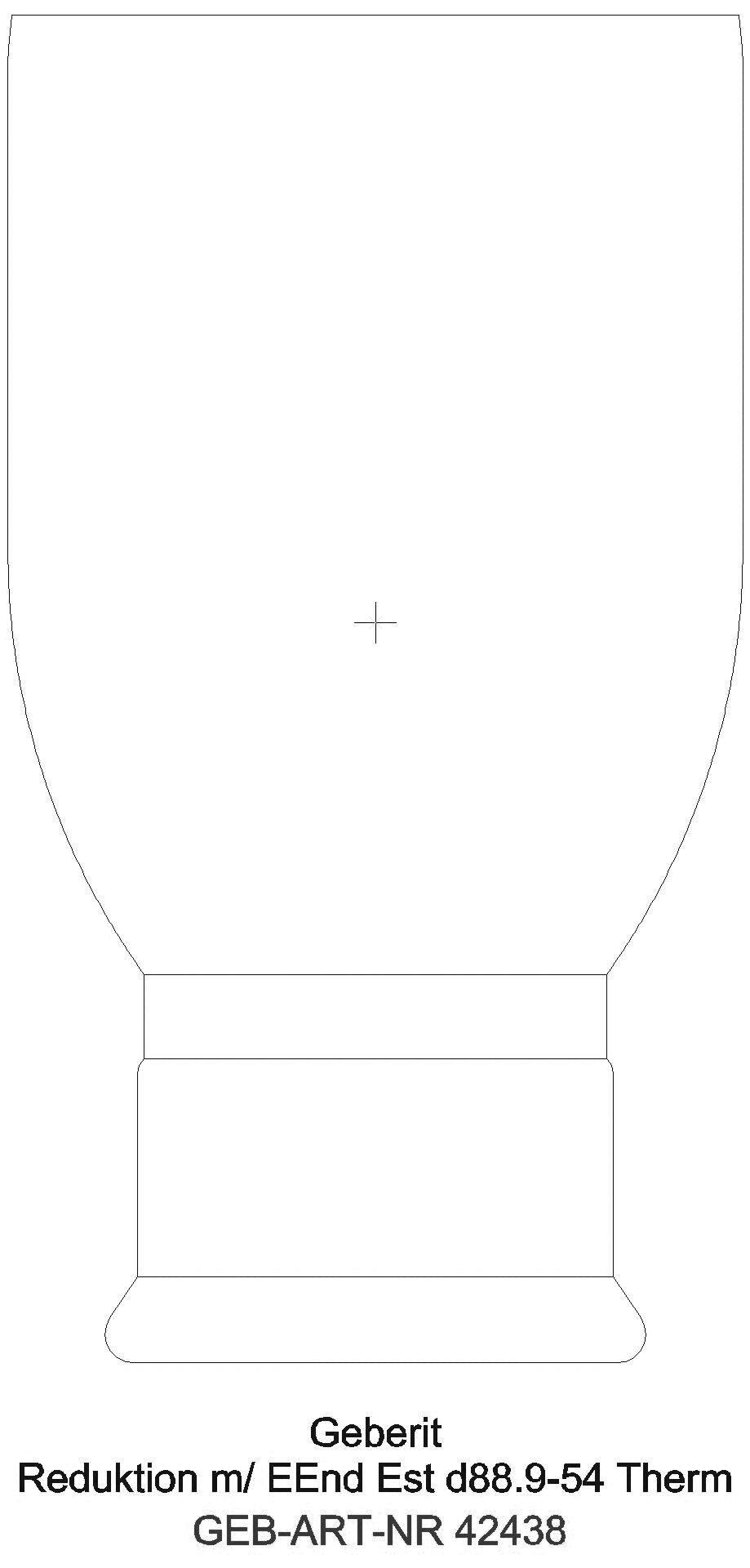 Geberit - GE Mapress Therm Reduktion mit Einschubende d76,1-54_42438_g