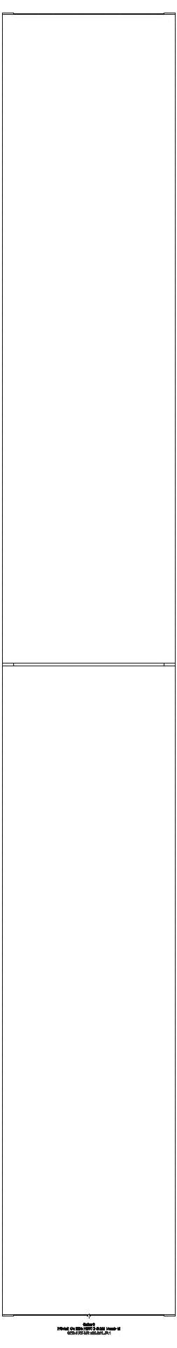 Hochschrank mit zwei Auszügen 24x180x48cm, Nussbaum_ge2f_503011jr1_a