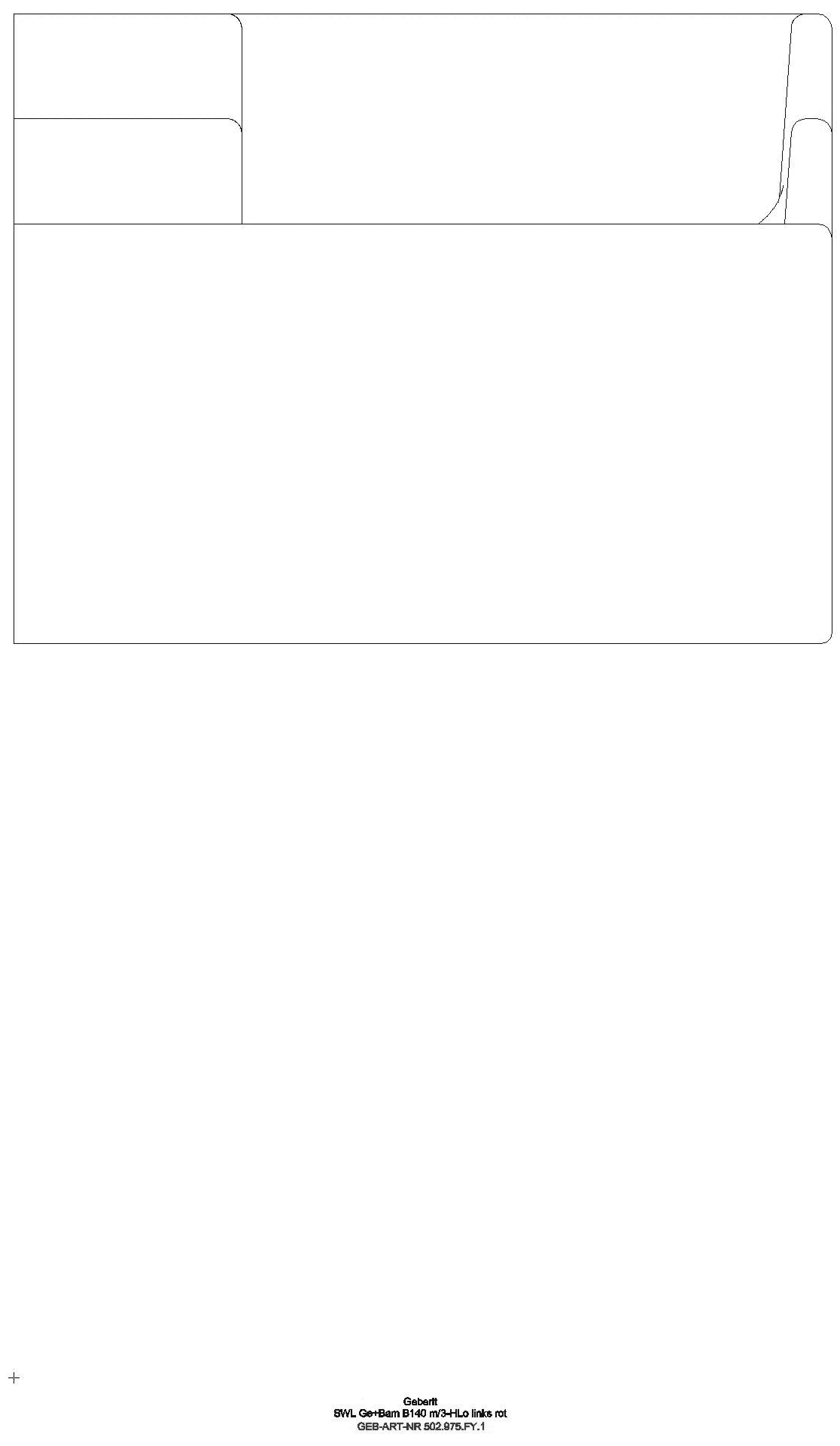 Bambini Spiel/Waschlandschaft B:140cm 3 Waschpl., tieferes B li, 3 Hl., rot_ge2s_502975fy1_l