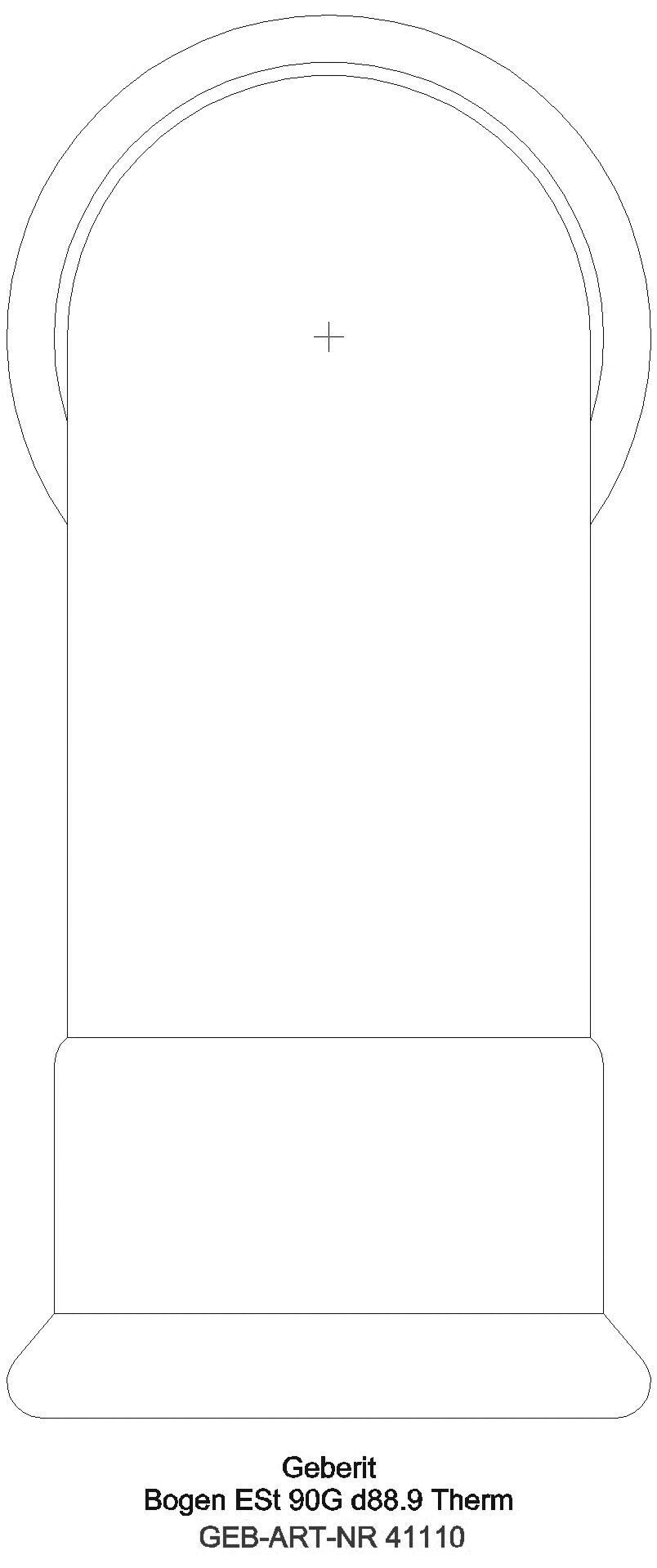 GE Mapress Therm Bogen 90Gr d88,9 _41110_g