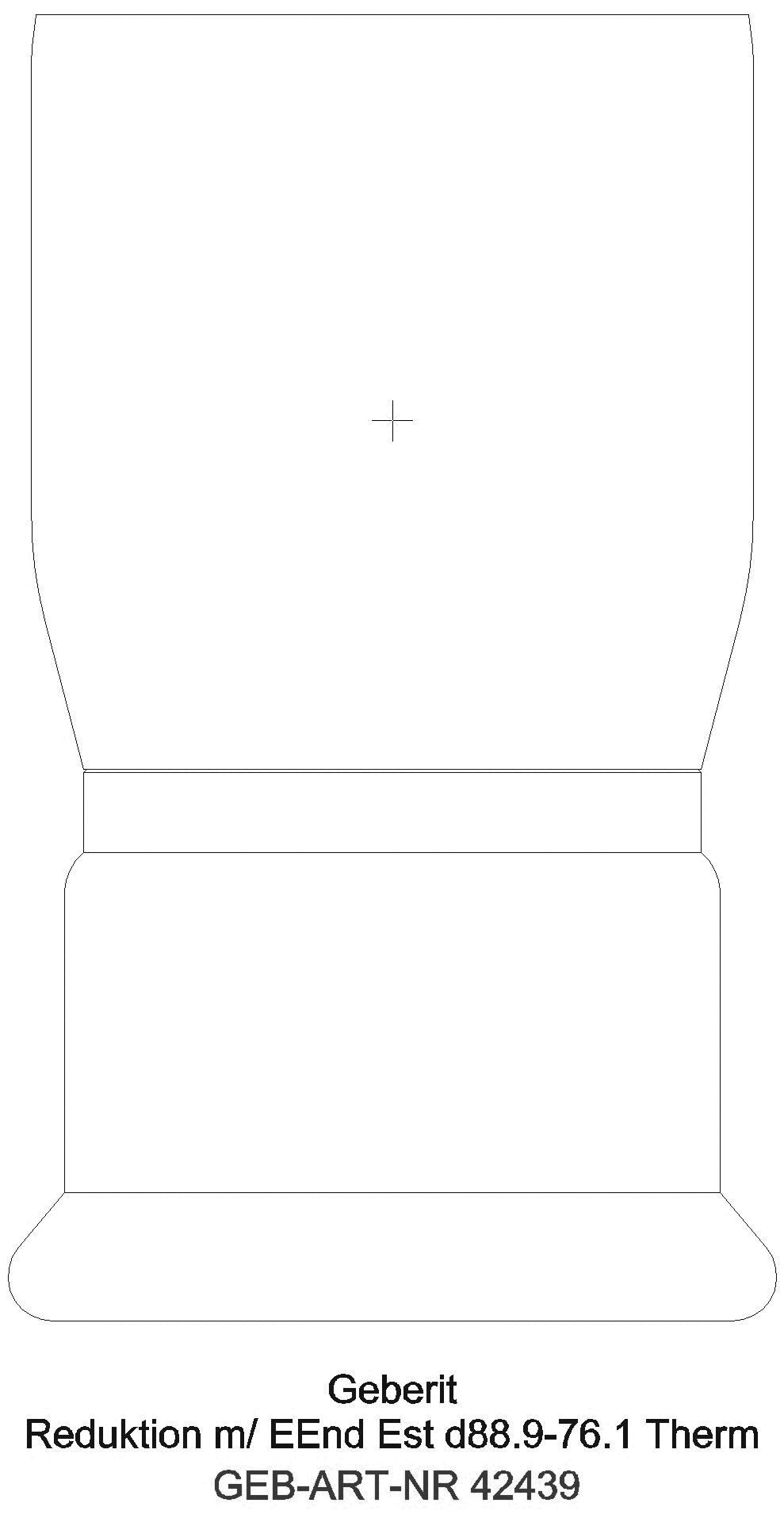 Geberit - GE Mapress Therm Reduktion mit Einschubende d88,9-54_42439_g