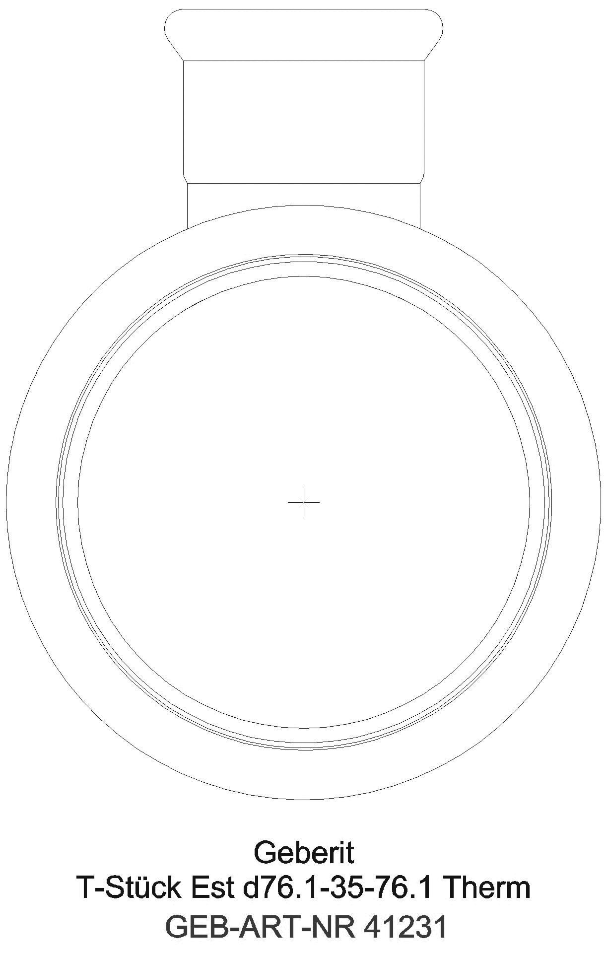 GE Mapress Therm T-Stück reduziert d76,1-22-76,1_41231_l