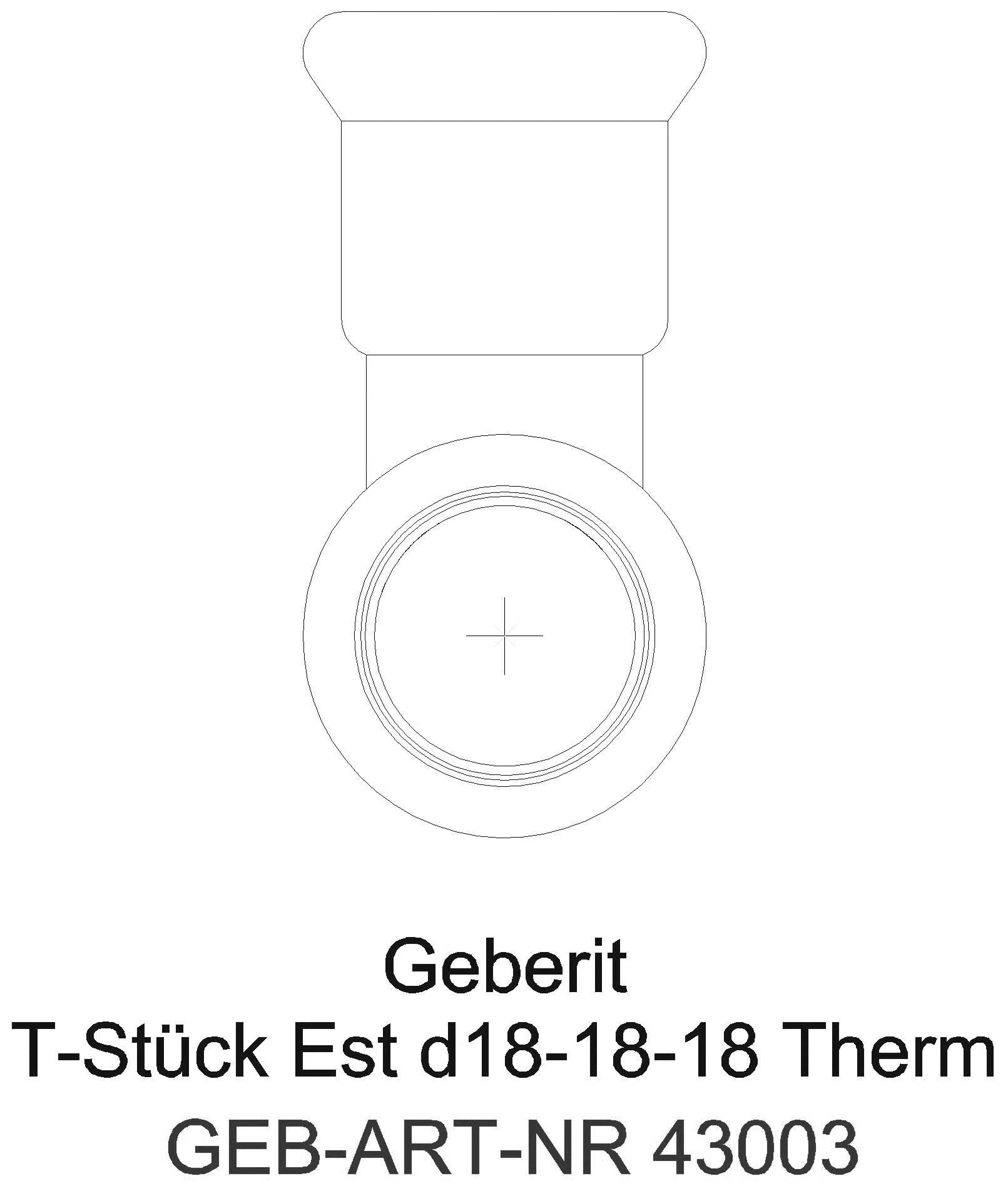 Geberit - GE Mapress Therm T-Stück egal d15-15-15_43003_l