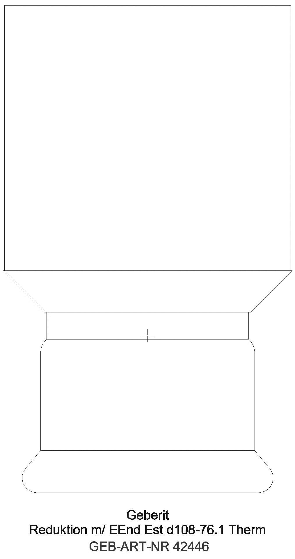 Geberit - GE Mapress Therm Reduktion mit Einschubende d88,9-76,1_42446_g