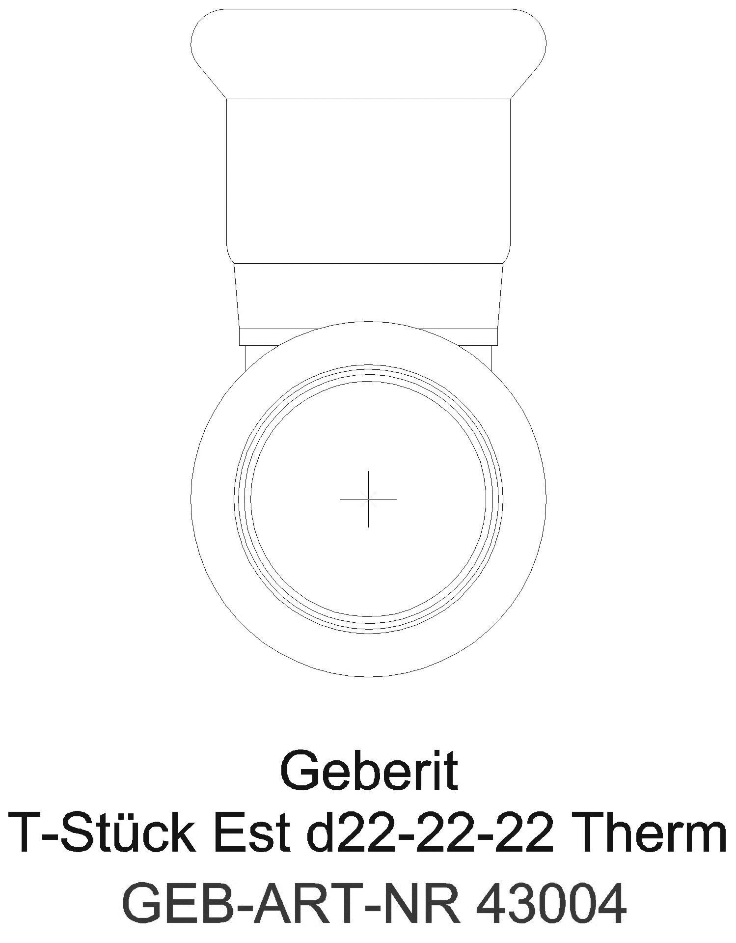 Geberit - GE Mapress Therm T-Stück egal d18-18-18_43004_l