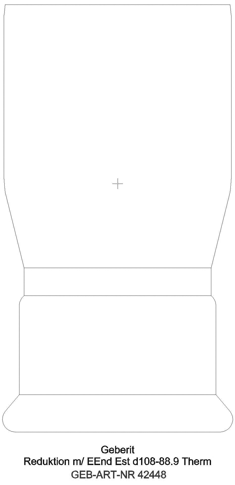 Geberit - GE Mapress Therm Reduktion mit Einschubende d108-76,1_42448_g