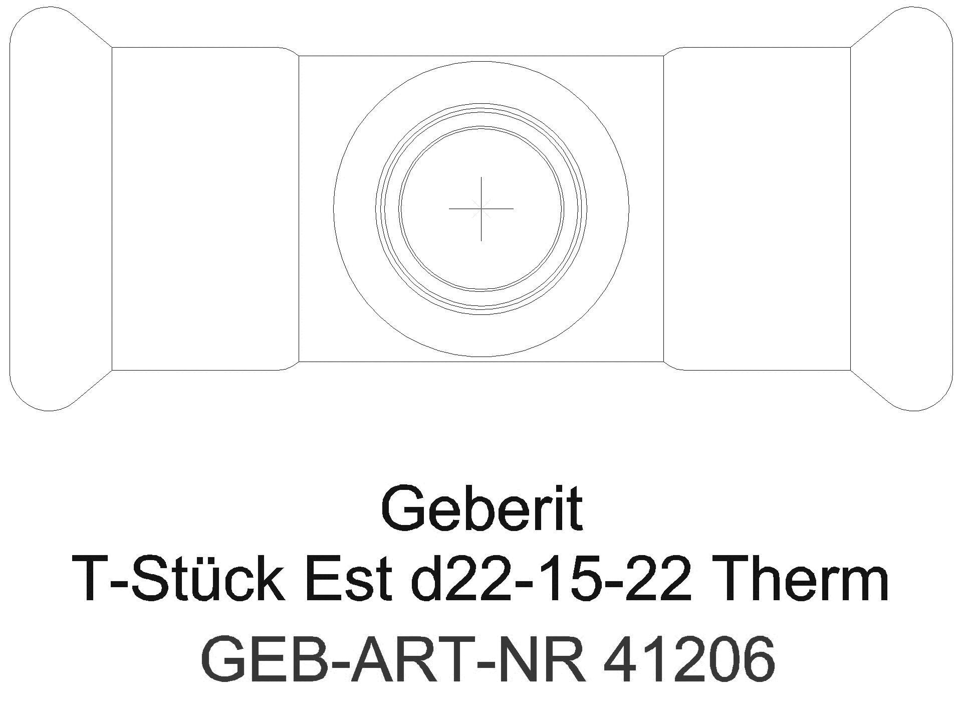 GE Mapress Therm T-Stück reduziert d18-15-18_41206_g