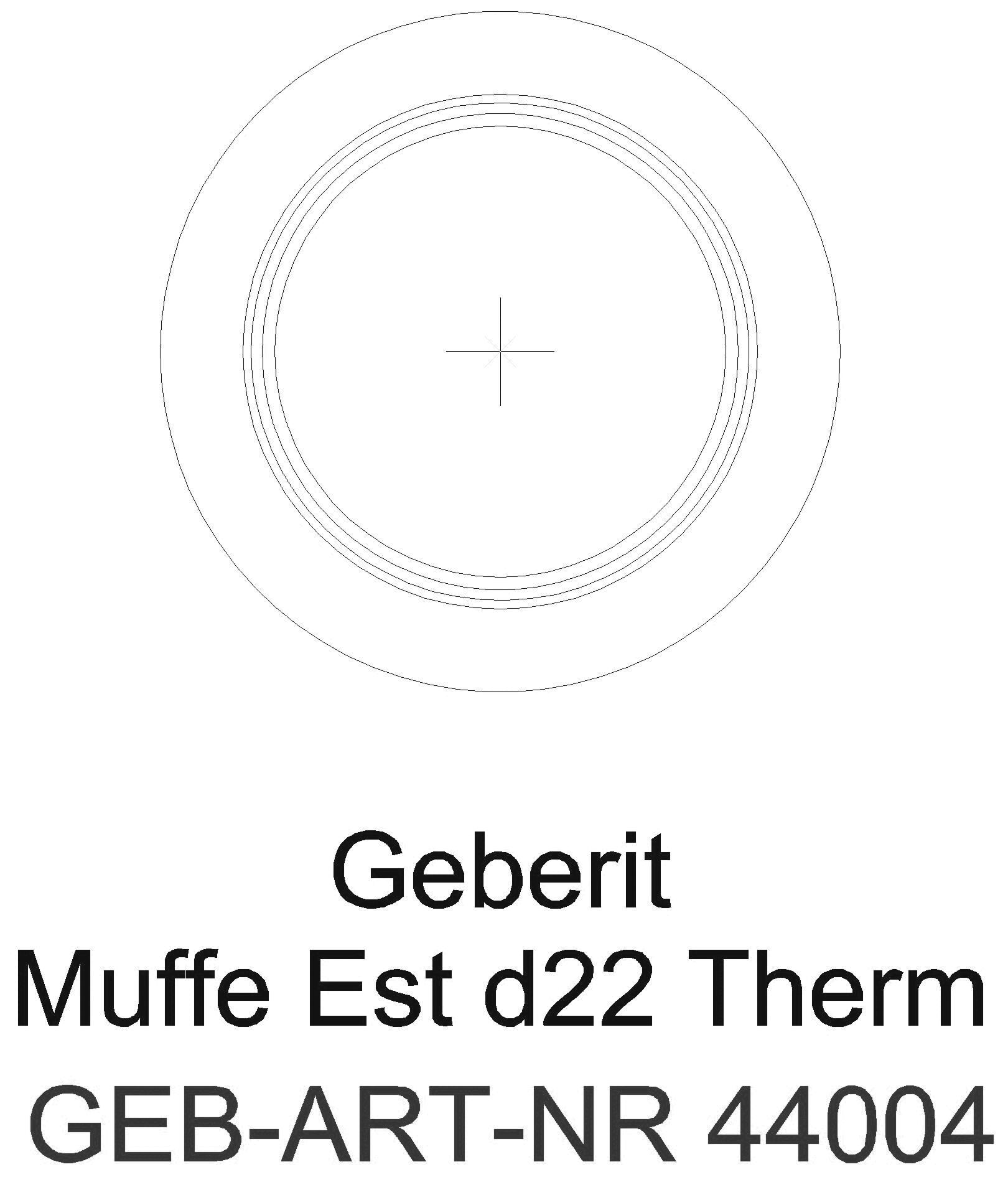 Geberit - GE Mapress Therm Muffe d22 _44004_a