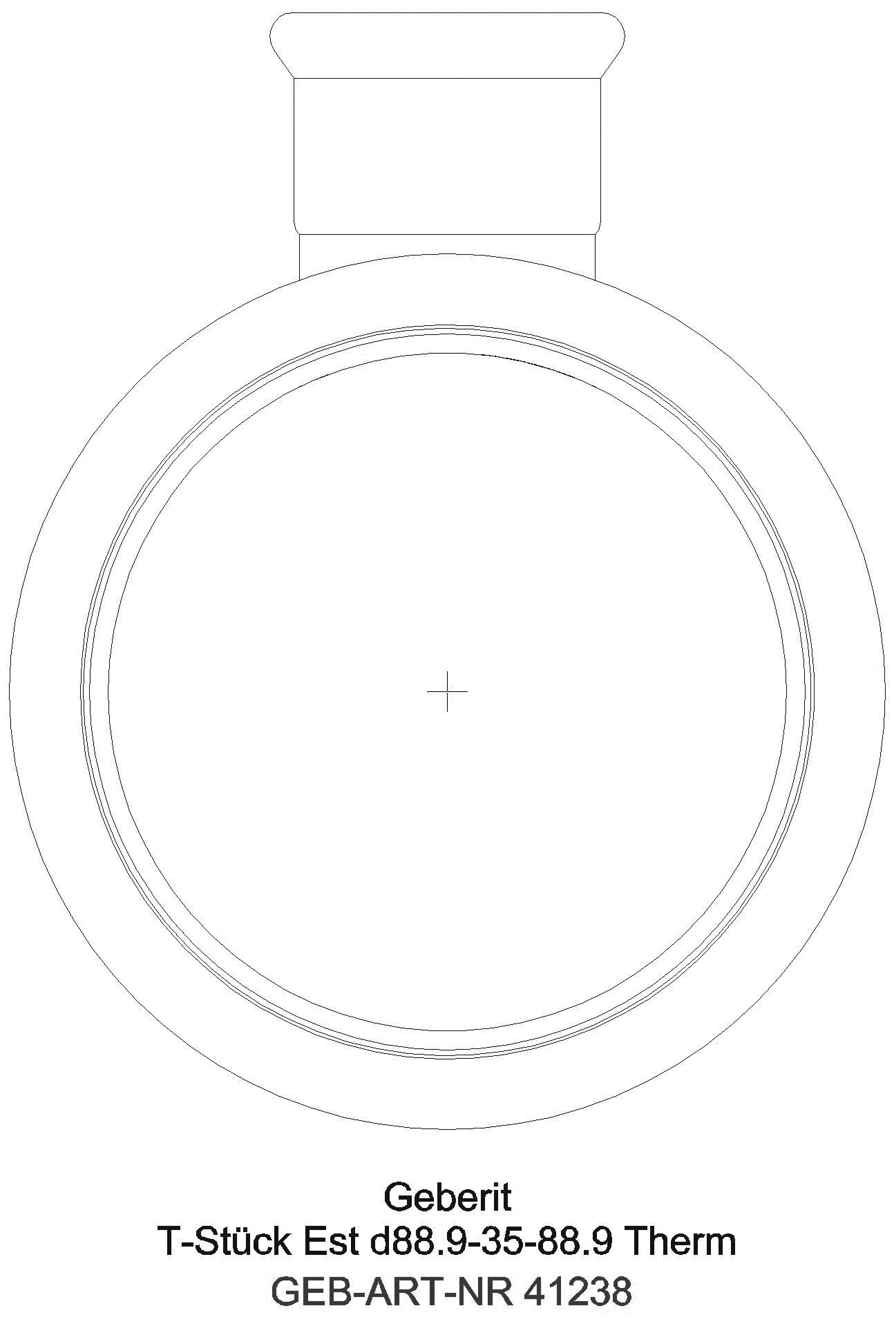 GE Mapress Therm T-Stück reduziert d88,9-22-88,9_41238_l