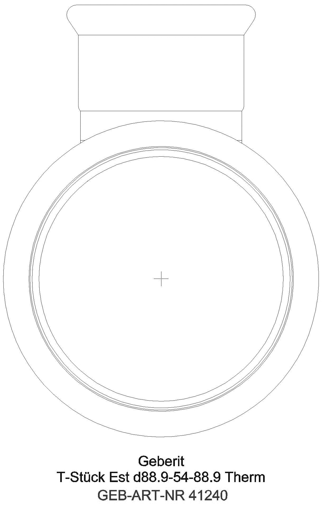 GE Mapress Therm T-Stück reduziert d88,9-35-88,9_41240_l