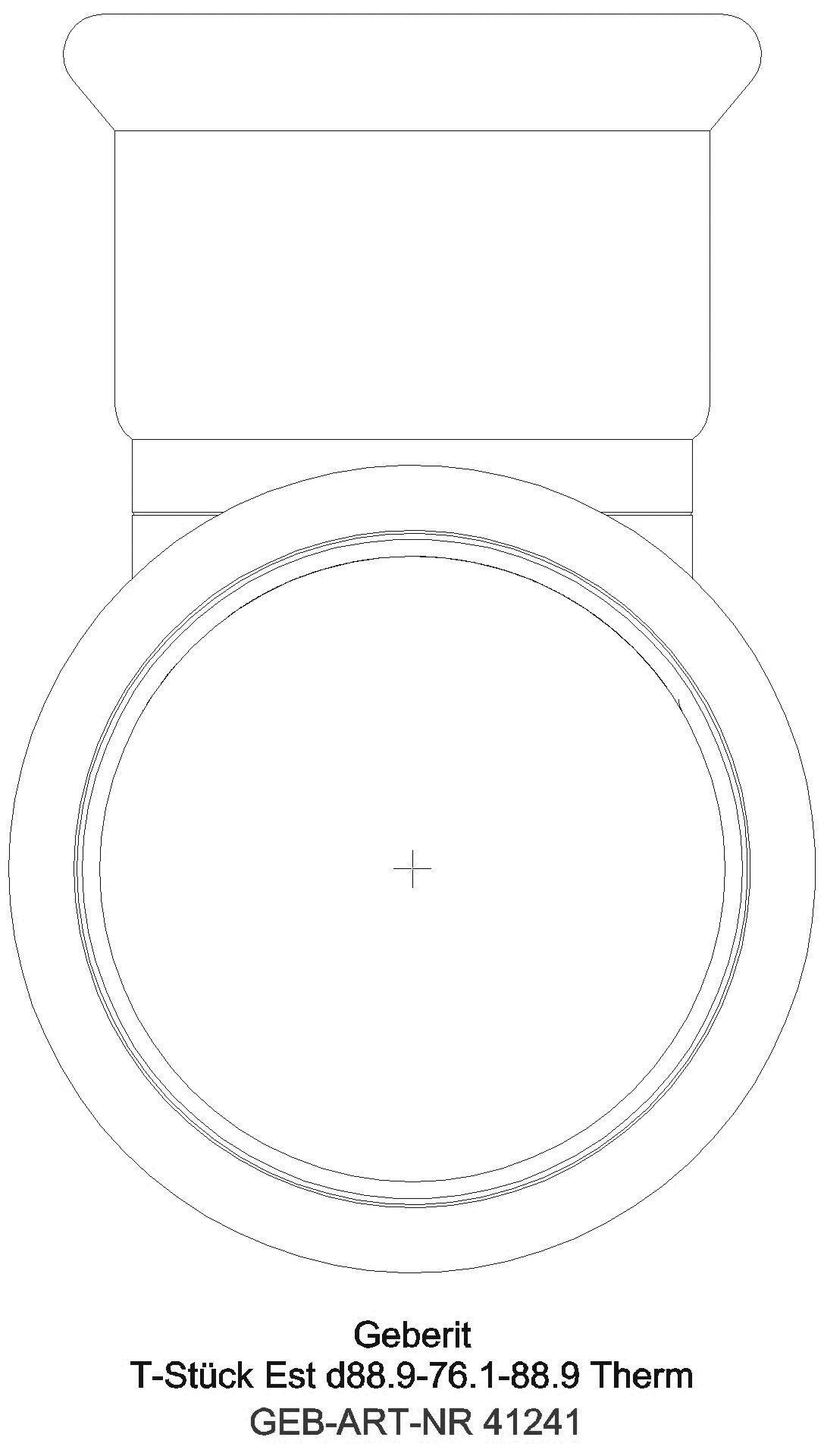GE Mapress Therm T-Stück reduziert d88,9-54-88,9_41241_l