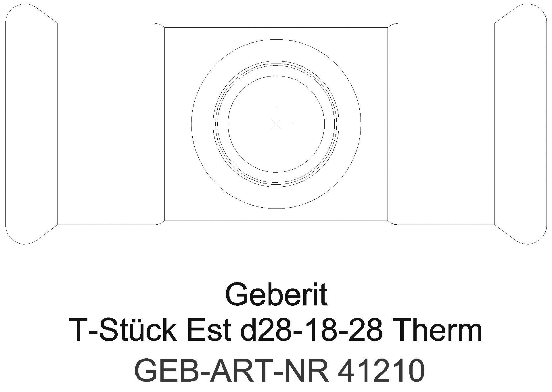 GE Mapress Therm T-Stück reduziert d28-15-28_41210_g