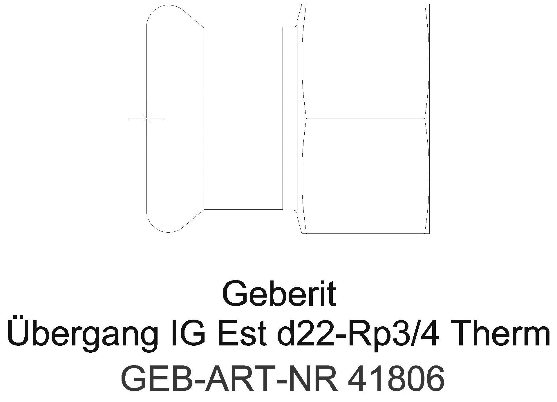 GE Mapress Therm Übergang mit IG d22-Rp1/2_41806_a