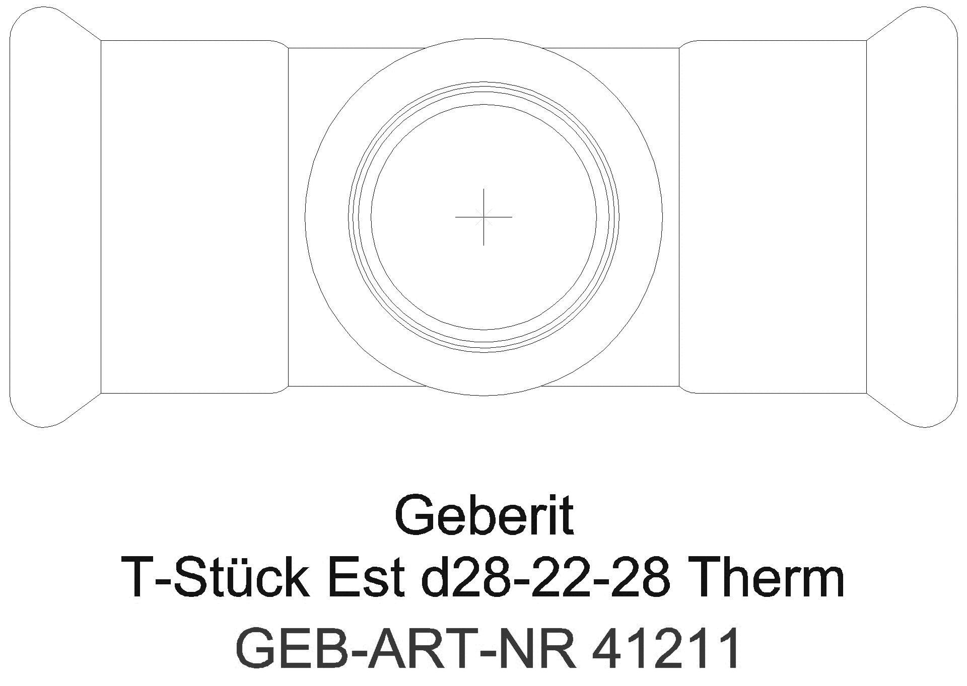 GE Mapress Therm T-Stück reduziert d28-18-28_41211_g