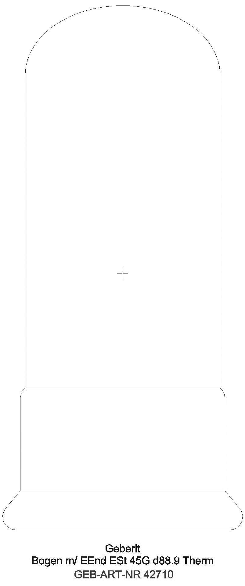 GE Mapress Therm Bogen 45Gr d88,9 mit Einschubende_42710_g