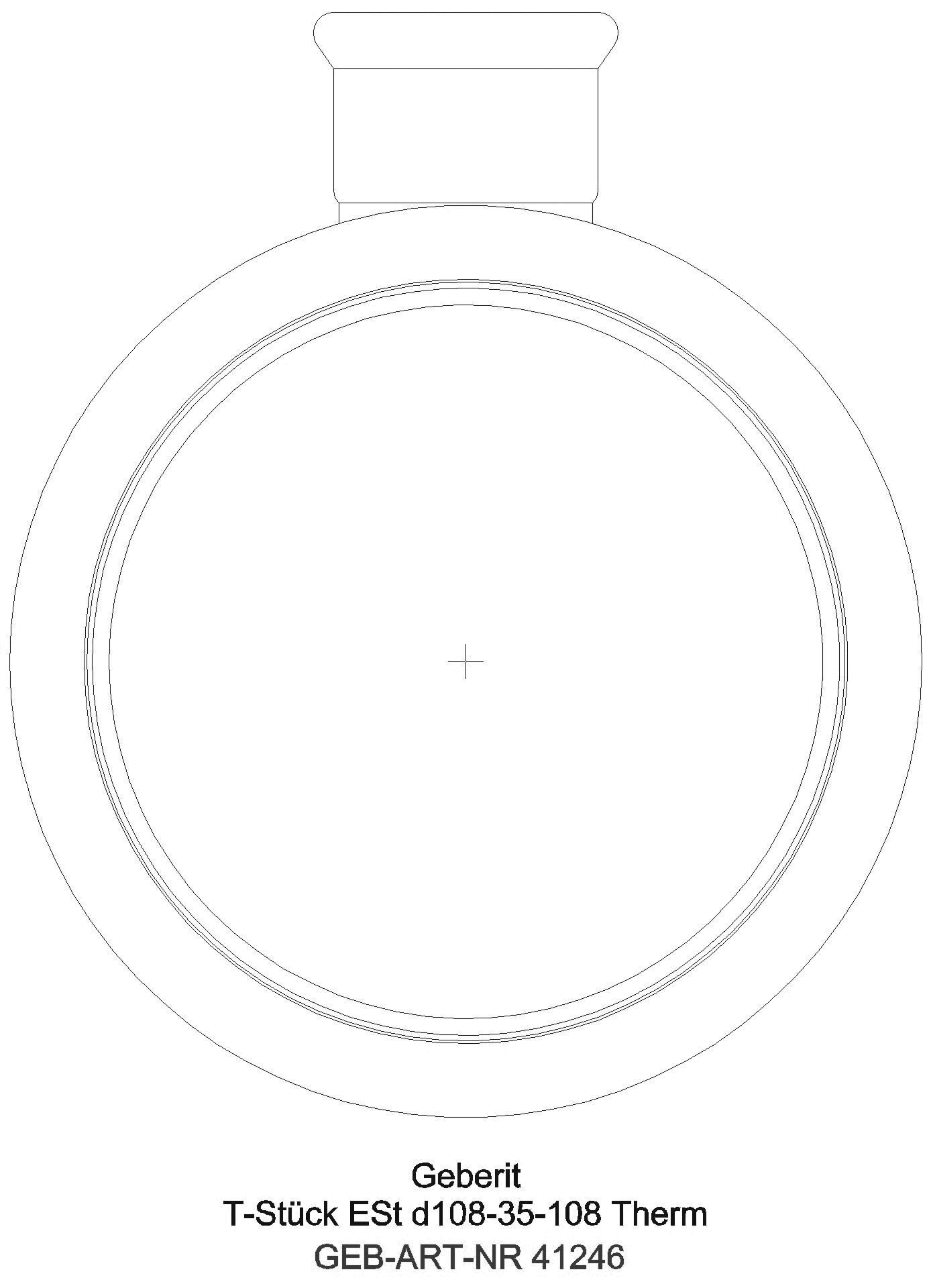 GE Mapress Therm T-Stück reduziert d108-22-108_41246_l