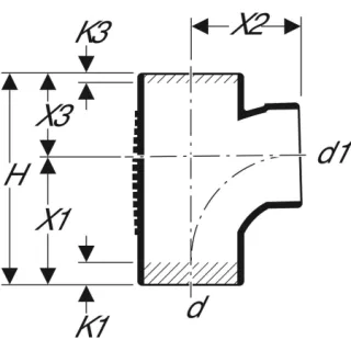 GE Silent-db20 Bogenabzweig Geberit - GE Silent-db20 Bogenabzweig