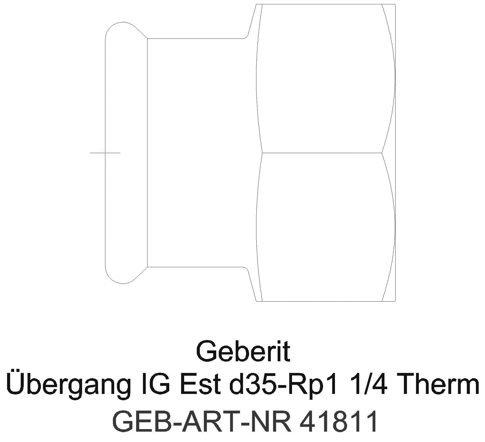 Geberit - GE Mapress Therm Übergang mit IG d28-Rp1_41811_a