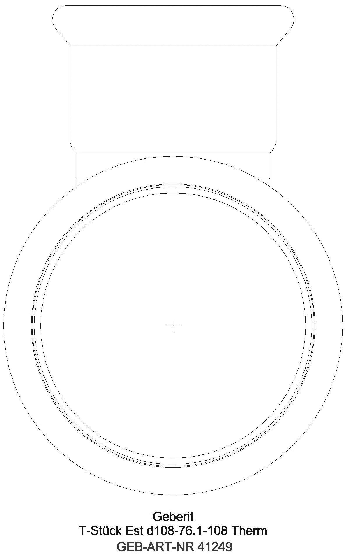GE Mapress Therm T-Stück reduziert d108-54-108_41249_l
