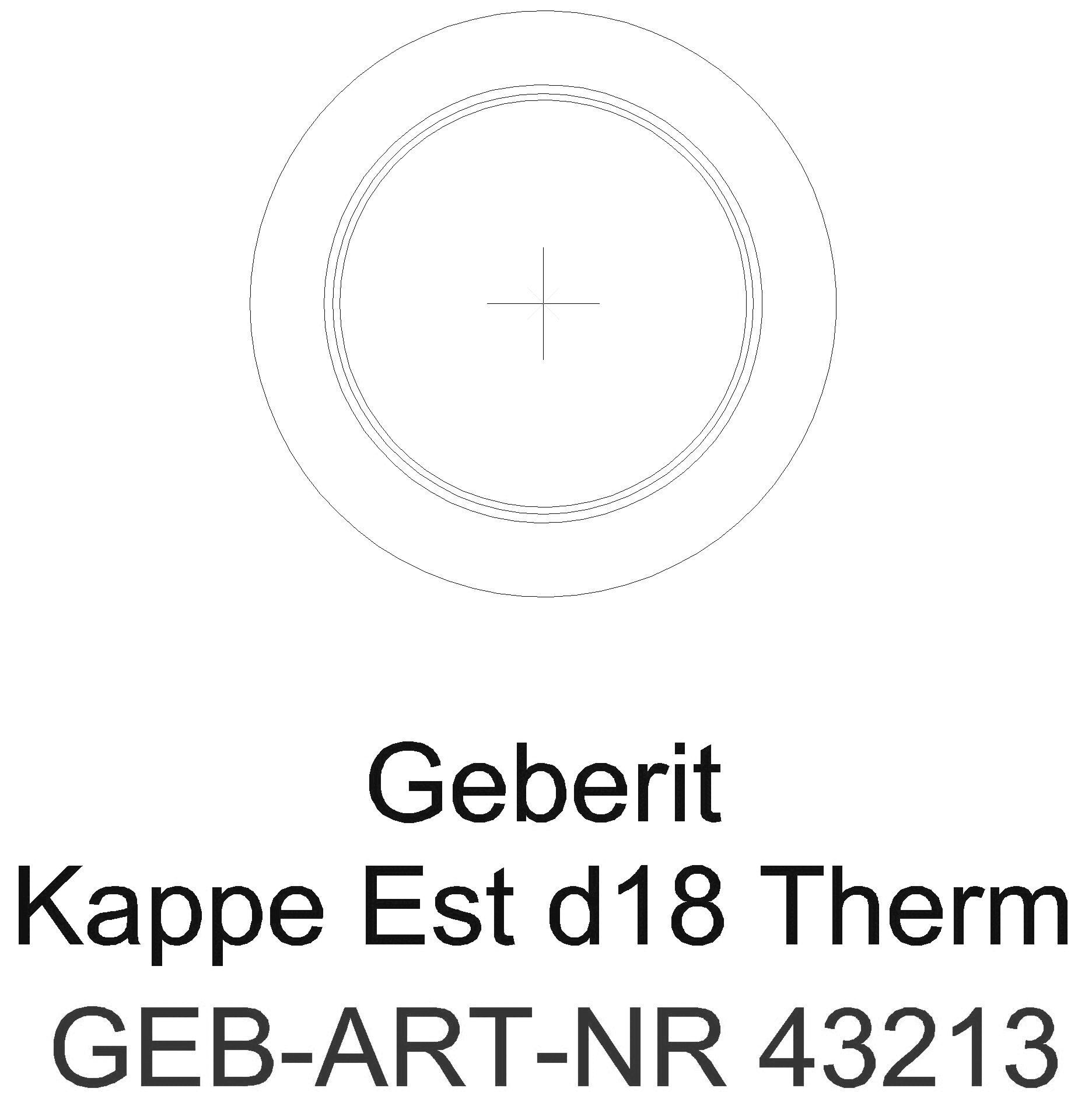 Geberit - GE Mapress Therm Kappe d18 _43213_l