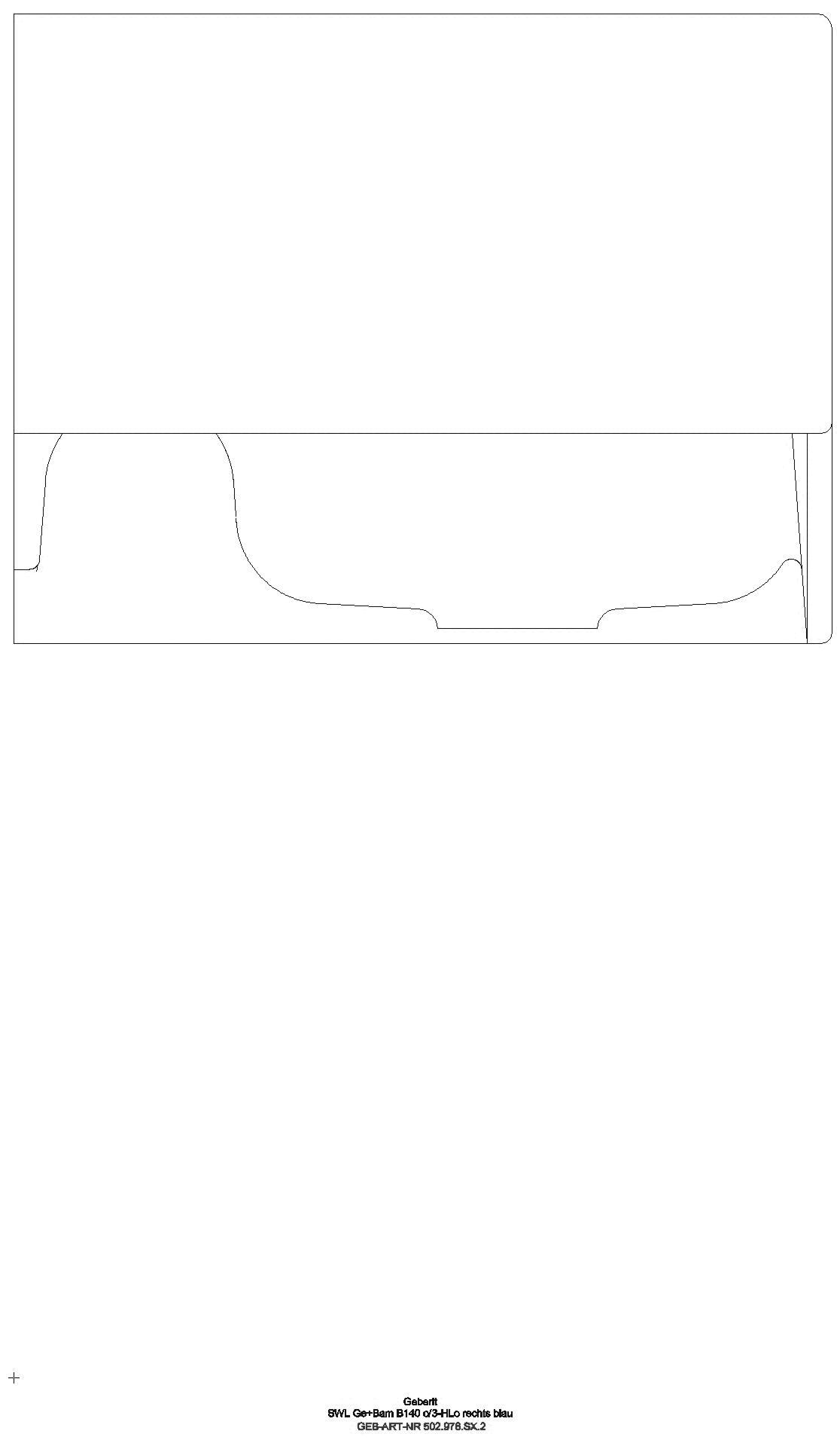 Bambini Spiel/Waschlandschaft B:140cm 3 Waschpl., tieferes B re, o. Hl., blau_ge2s_502976sx2_l