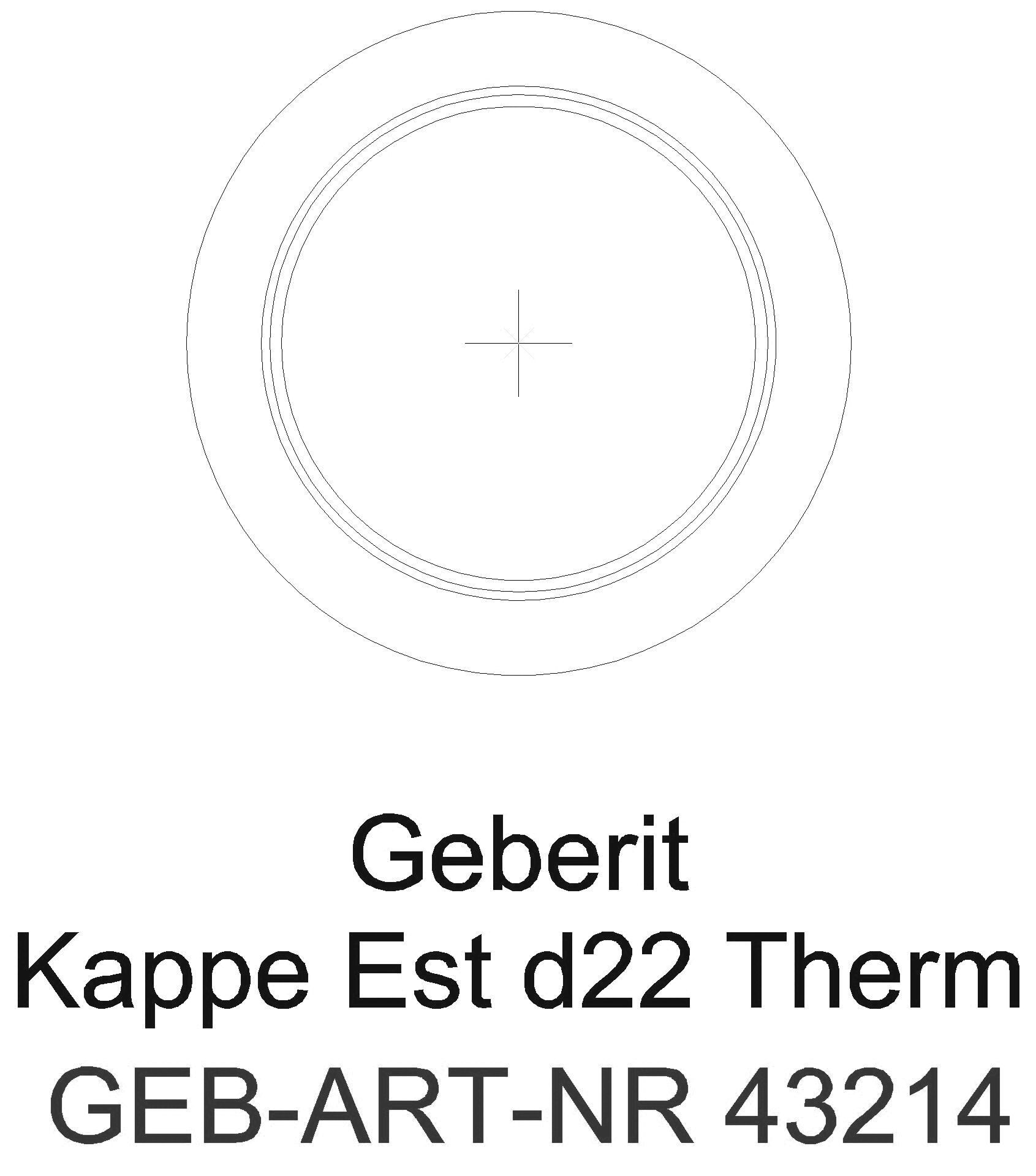 Geberit - GE Mapress Therm Kappe d22 _43214_l
