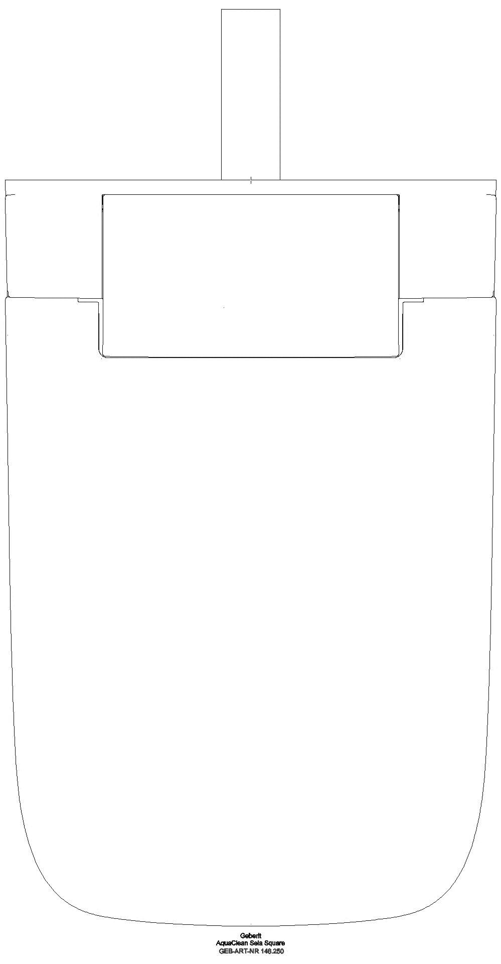 AquaClean Sela Square WC-Komplettanlage Wand-WC, glanzchrom_146250211_g