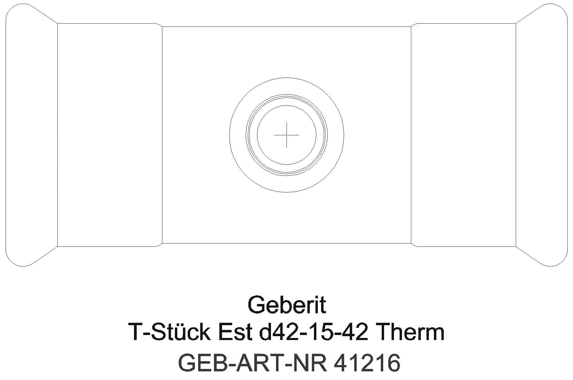 GE Mapress Therm T-Stück reduziert d35-28-35_41216_g