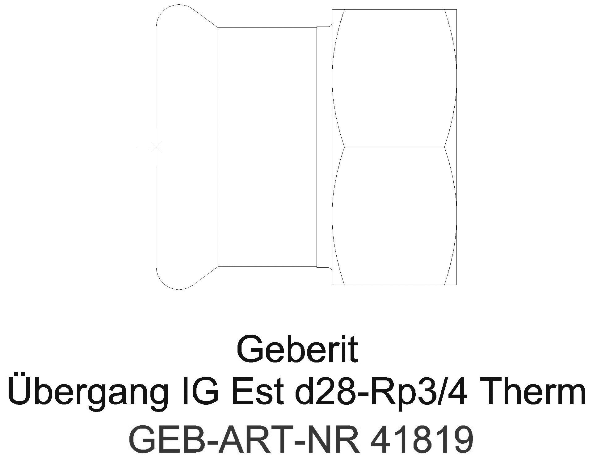 Geberit - GE Mapress Therm Übergang mit IG d54-Rp2_41819_a
