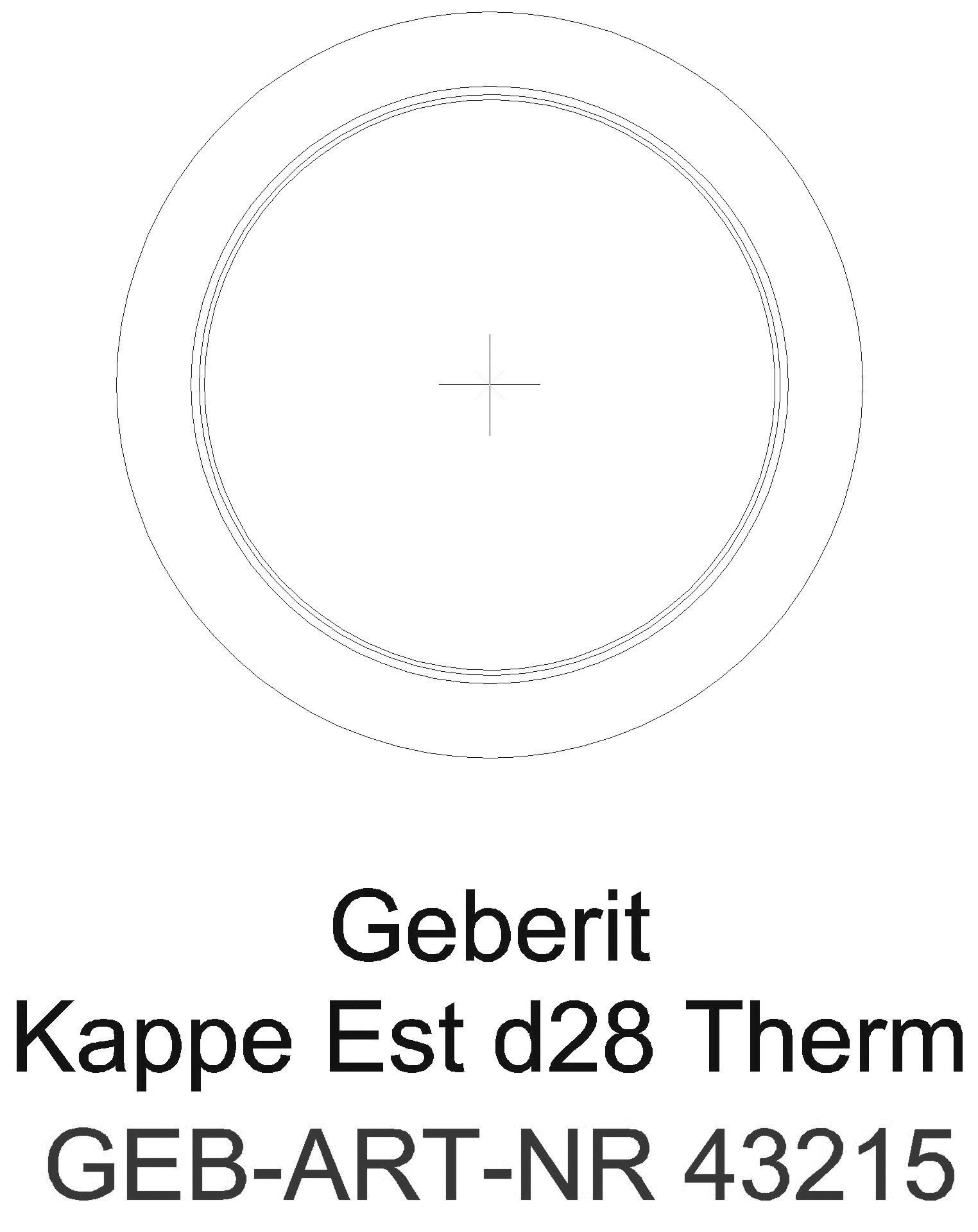 Geberit - GE Mapress Therm Kappe d28 _43215_l
