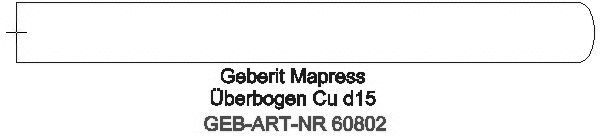 Geberit - GE Mapress Kupfer Überbogen d15_60802_G