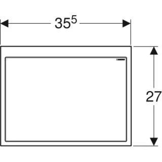 GE ONE Waschtisch Fertigbauset Geberit - GE ONE Waschtisch Fertigbauset