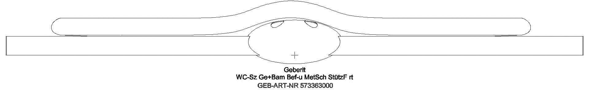 Geberit - Bambini WC-Sitz für Kinder m. Stützf. Schildkrötendesign, rubinrot_ge2f_573363000_a