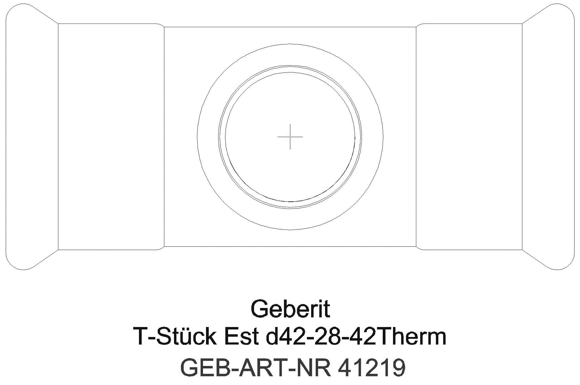 GE Mapress Therm T-Stück reduziert d42-15-42_41219_g